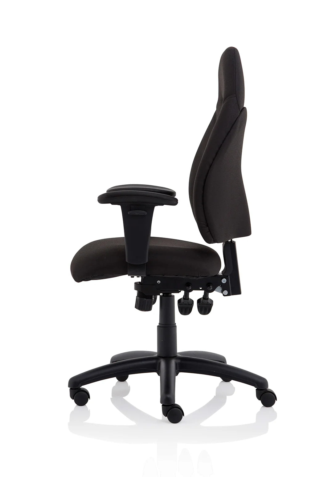 Rutherford High Back Fabric Task Chair | Gas Height | Independent Seat & Back Tilt | Height Adjustable Back & Arms - Industrious Decor