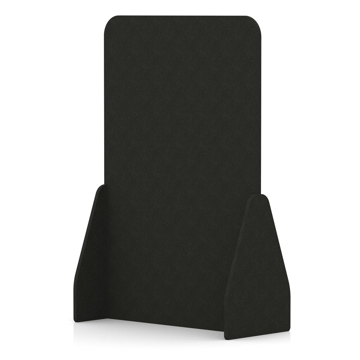 Soren Acoustic Floor Standing Screen Raven Black Full 1800mm - Industrious Decor