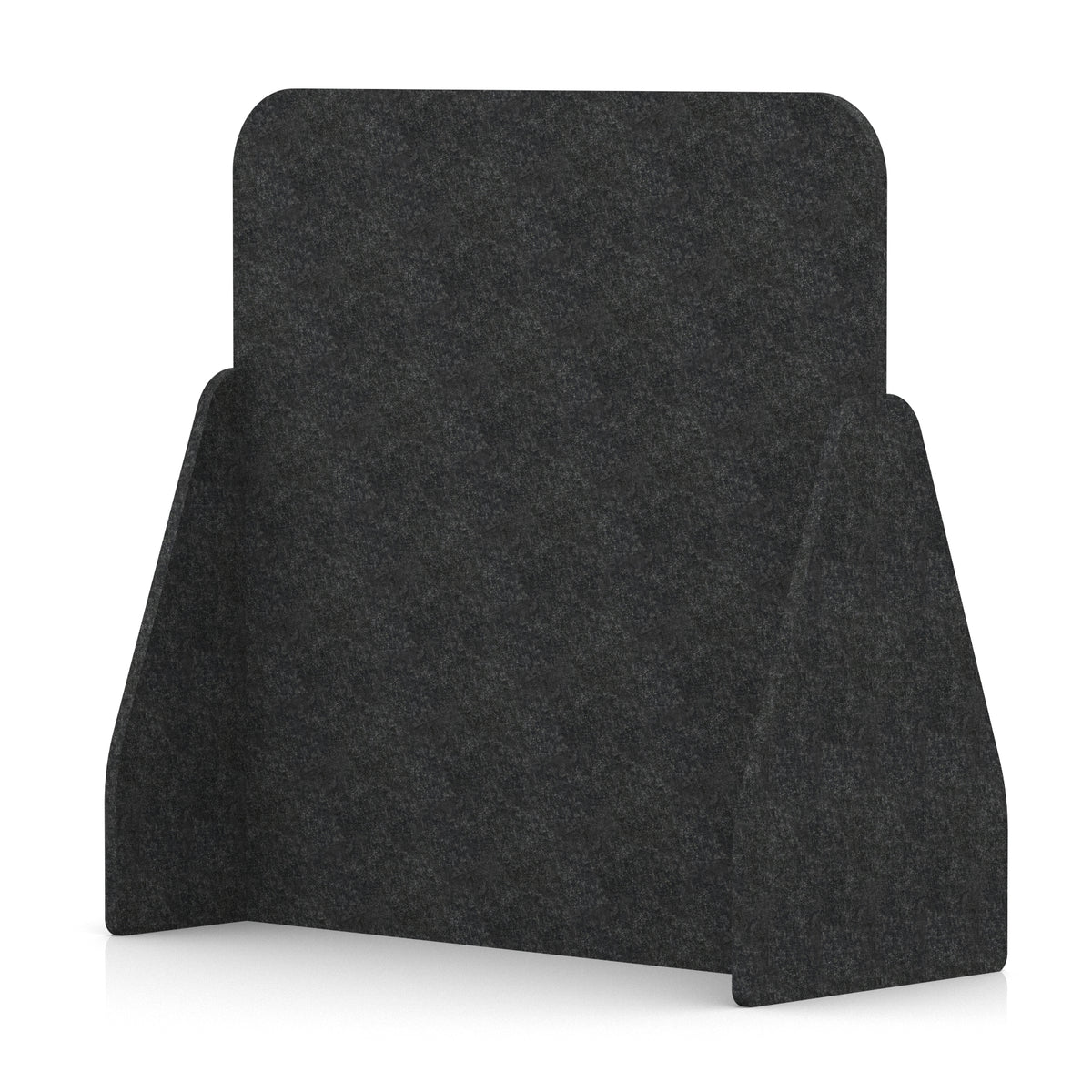 Soren Acoustic Floor Standing Screen Graphite Charcoal Full 1200mm - Industrious Decor