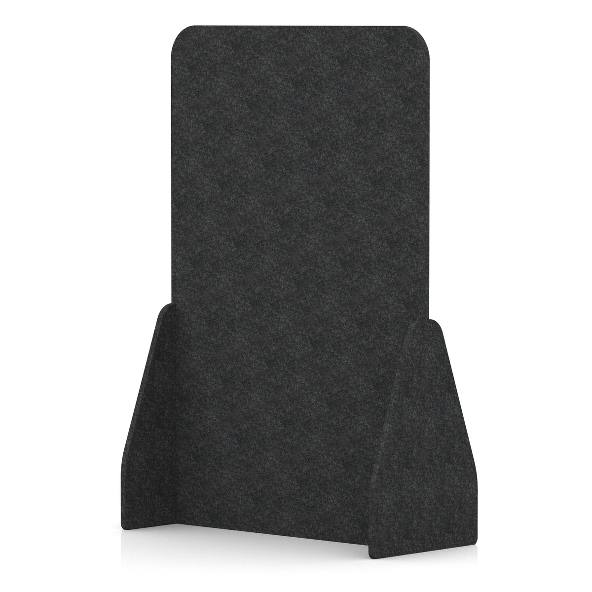 Soren Acoustic Floor Standing Screen Graphite Charcoal Full 1800mm - Industrious Decor