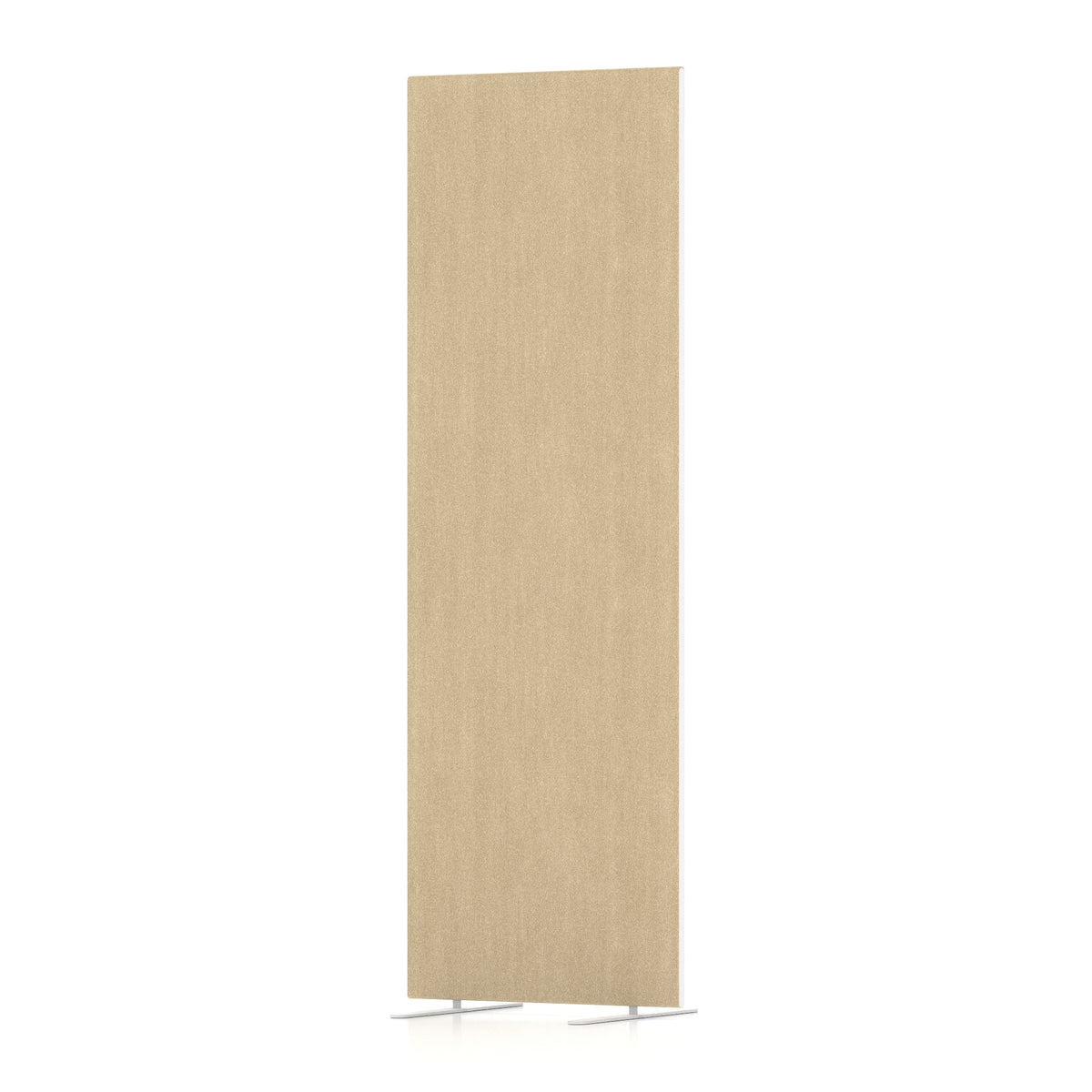 Contour Full Floor Standing Screen – 1800mm High Beige 600 - Industrious Decor