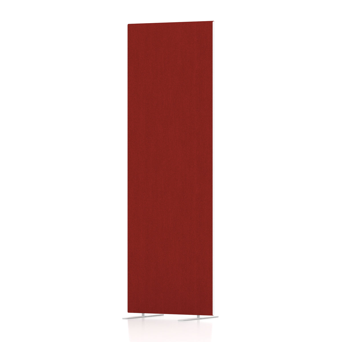 Contour Full Floor Standing Screen – 1800mm High Burgundy 600 - Industrious Decor