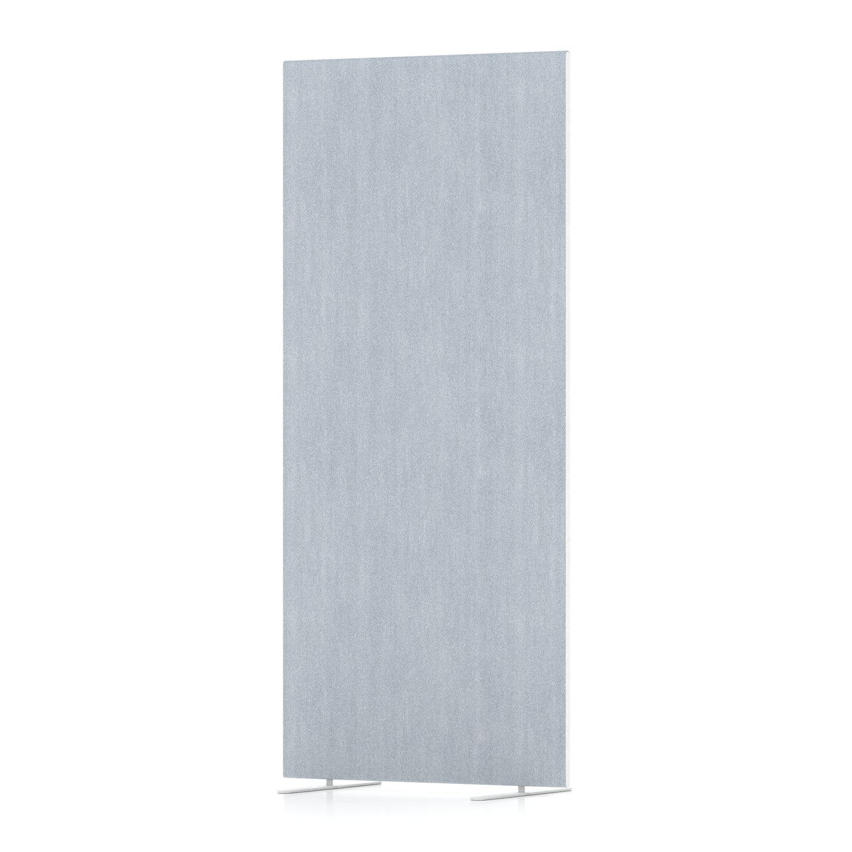 Contour Full Floor Standing Screen – 1800mm High Light Grey 800 - Industrious Decor