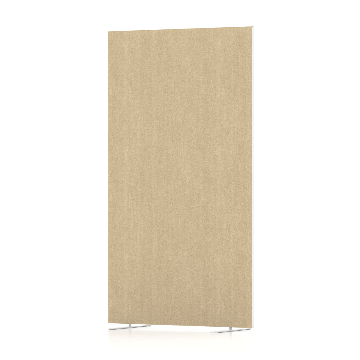 Contour Full Floor Standing Screen – 1800mm High Beige 1000 - Industrious Decor