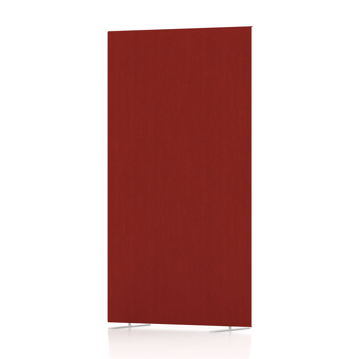 Contour Full Floor Standing Screen – 1800mm High Burgundy 1000 - Industrious Decor