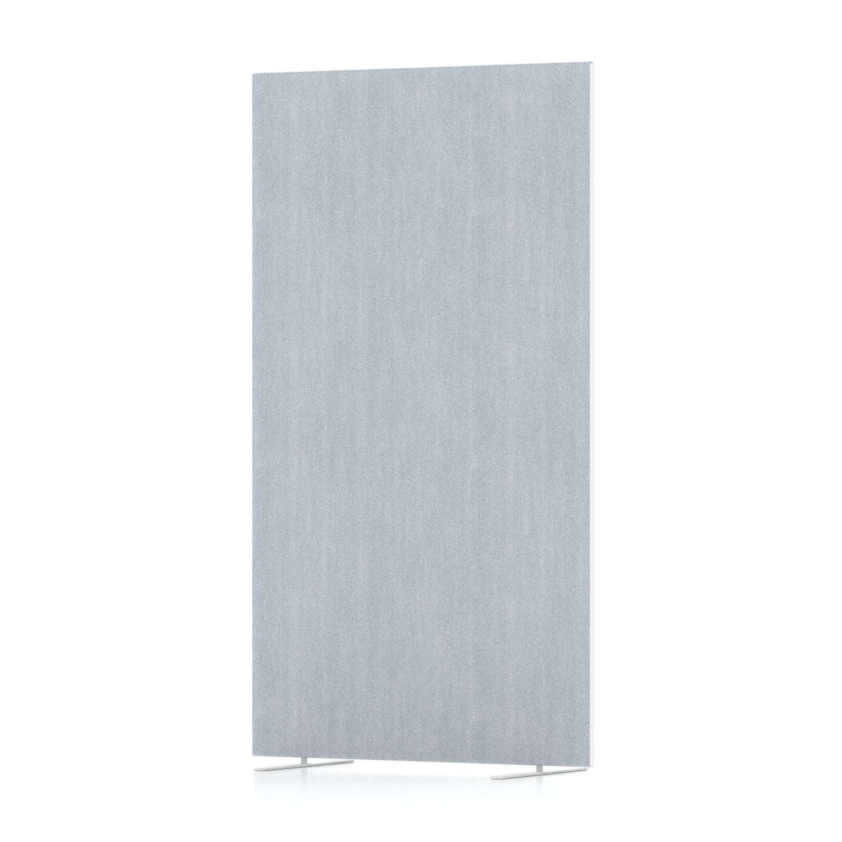 Contour Full Floor Standing Screen – 1800mm High Light Grey 1000 - Industrious Decor