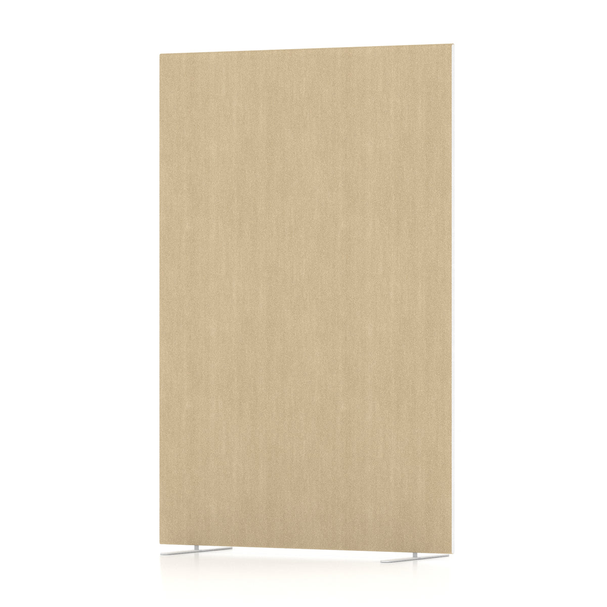 Contour Full Floor Standing Screen – 1800mm High Beige 1200 - Industrious Decor