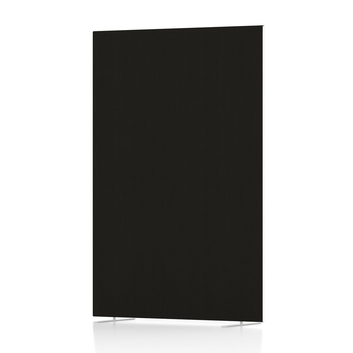 Contour Full Floor Standing Screen – 1800mm High Black 1200 - Industrious Decor