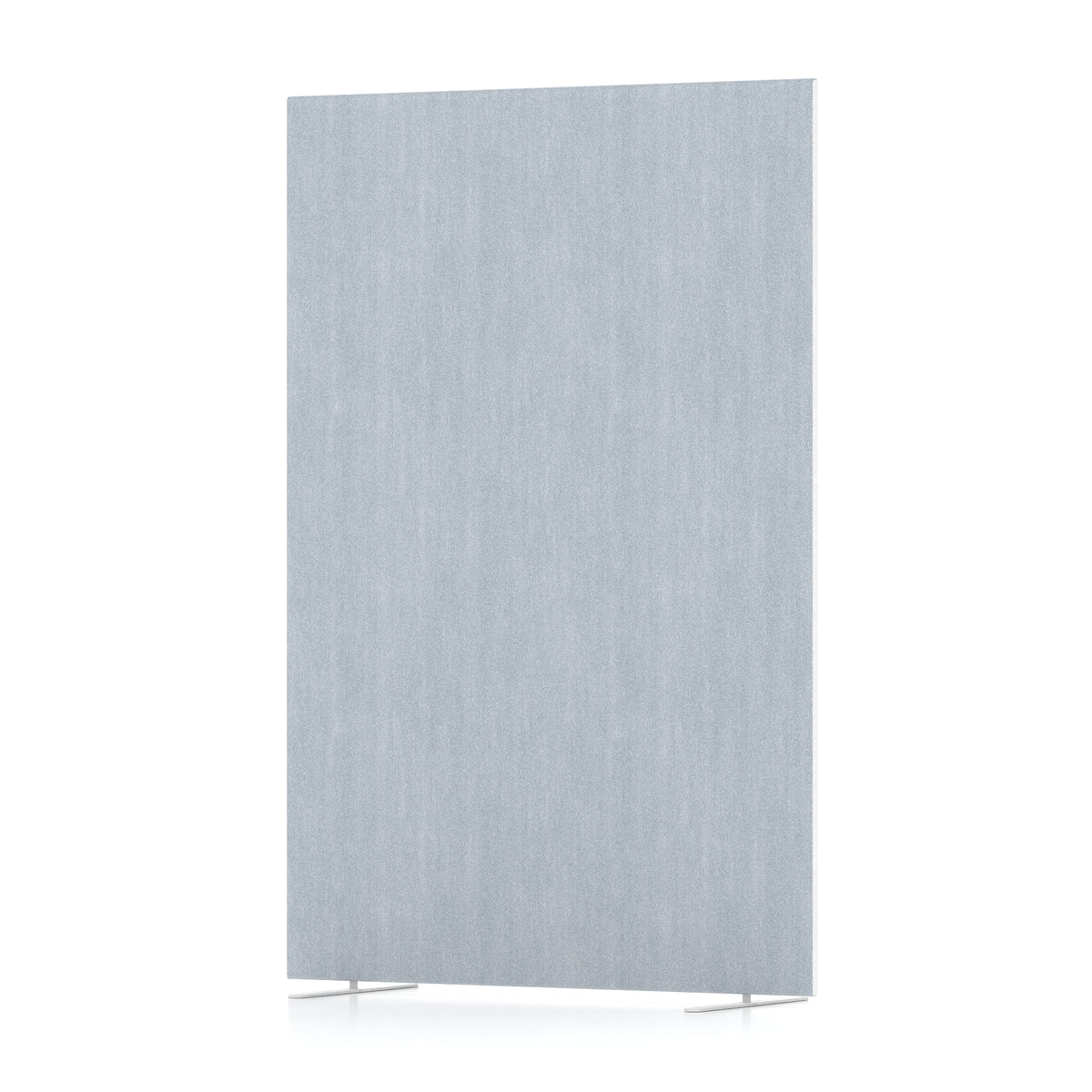 Contour Full Floor Standing Screen – 1800mm High Light Grey 1200 - Industrious Decor
