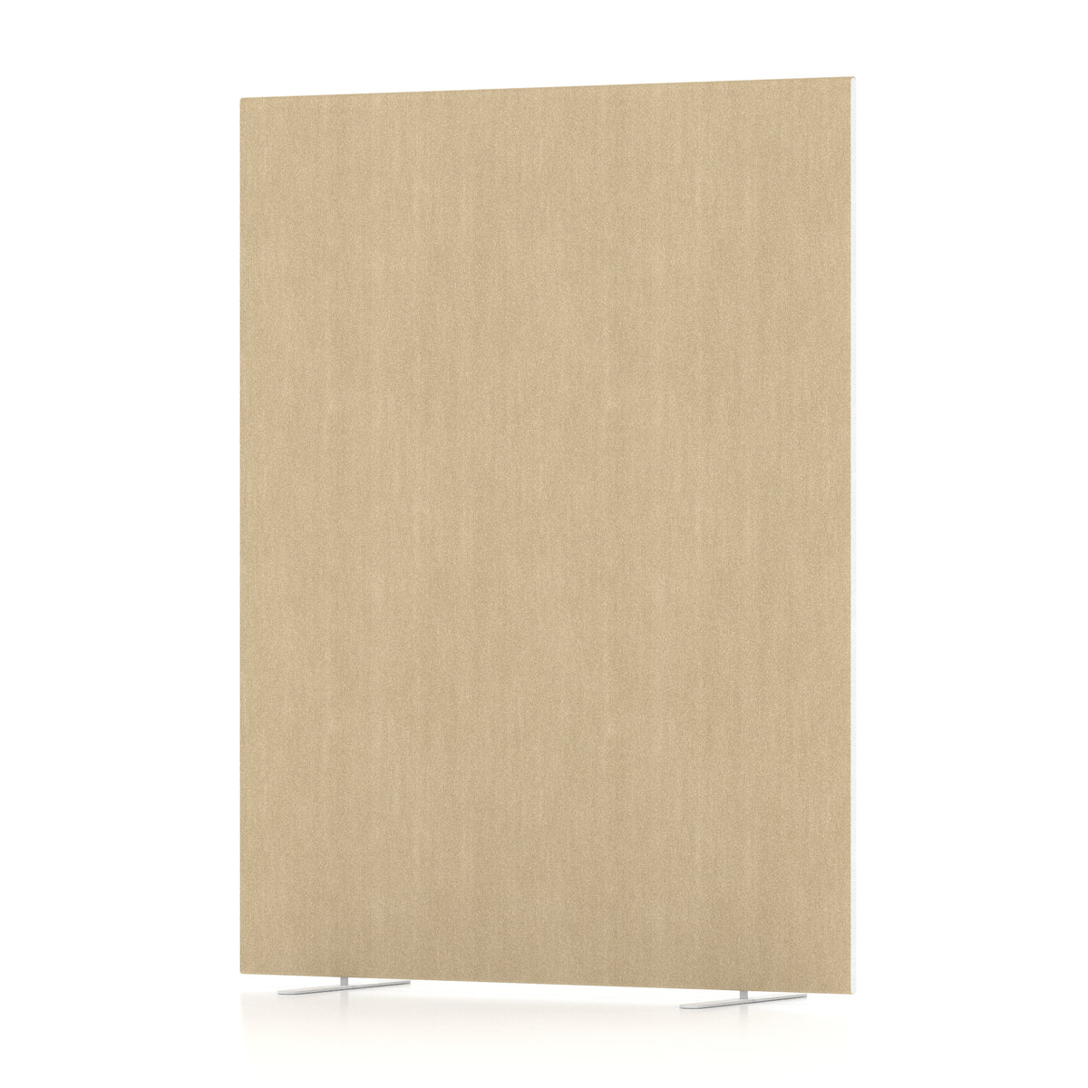 Contour Full Floor Standing Screen – 1800mm High Beige 1400 - Industrious Decor
