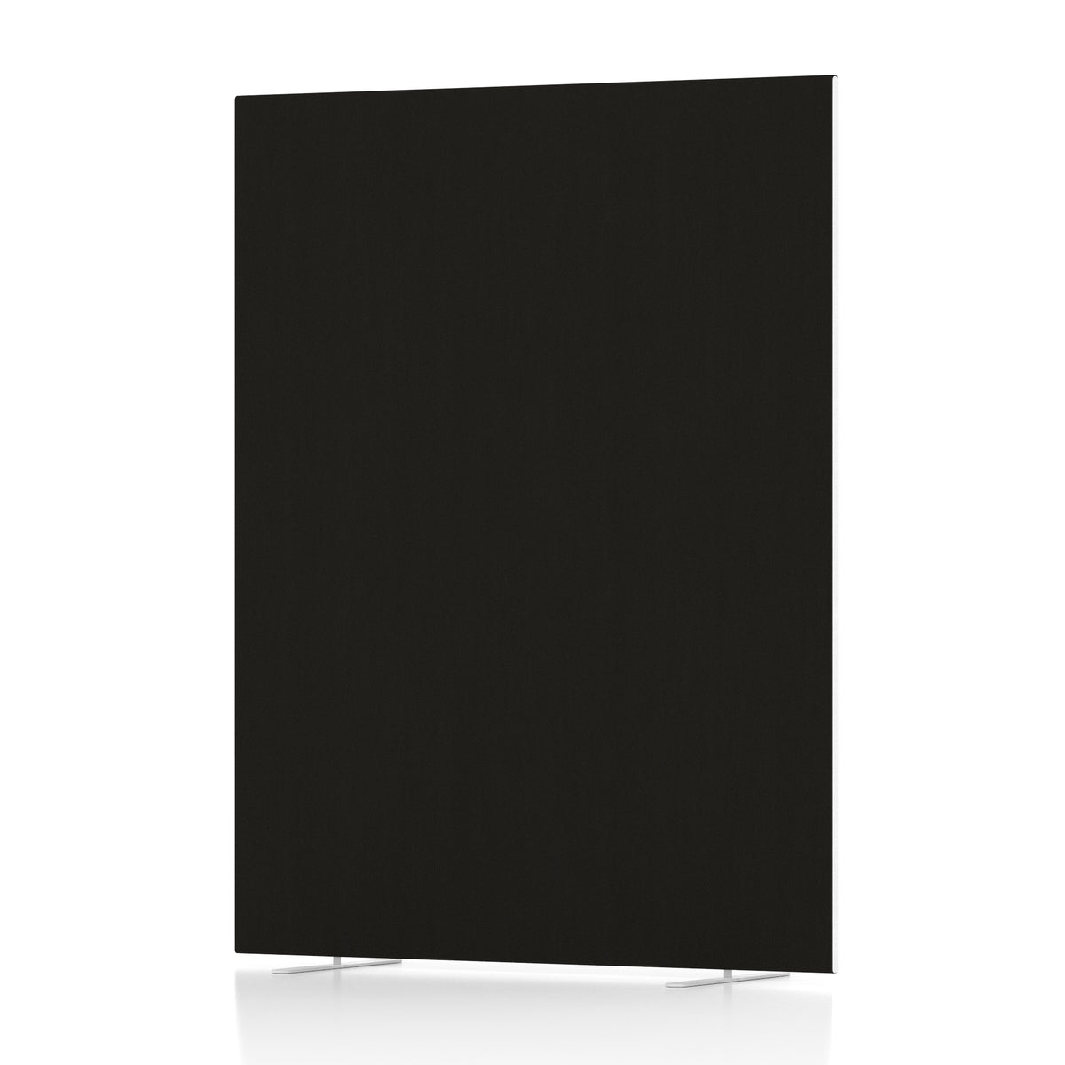 Contour Full Floor Standing Screen – 1800mm High Black 1400 - Industrious Decor