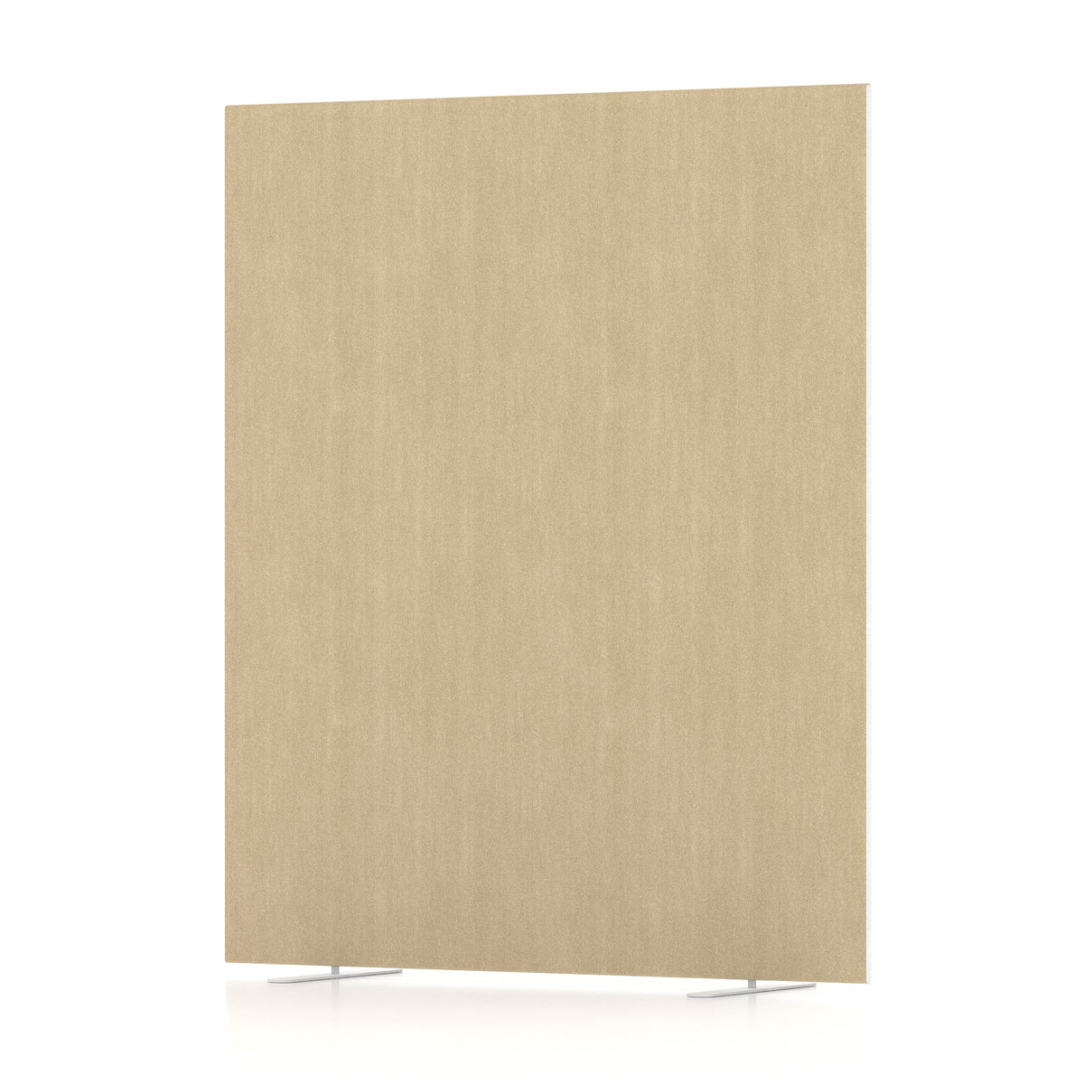 Contour Full Floor Standing Screen – 1800mm High Beige 1500 - Industrious Decor