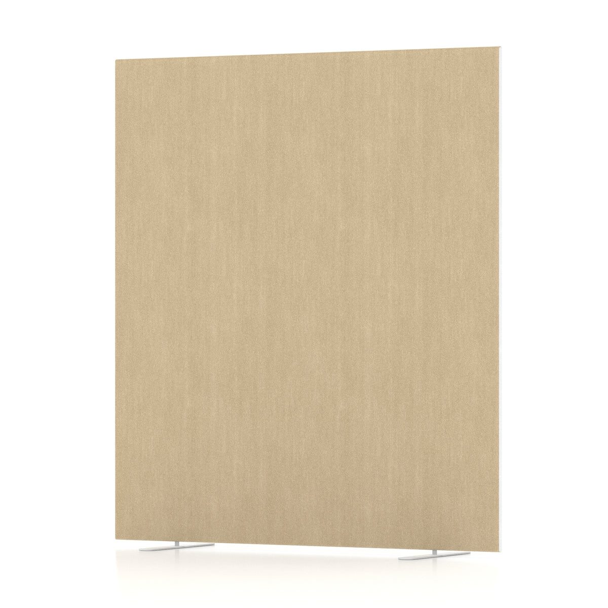 Contour Full Floor Standing Screen – 1800mm High Beige 1600 - Industrious Decor