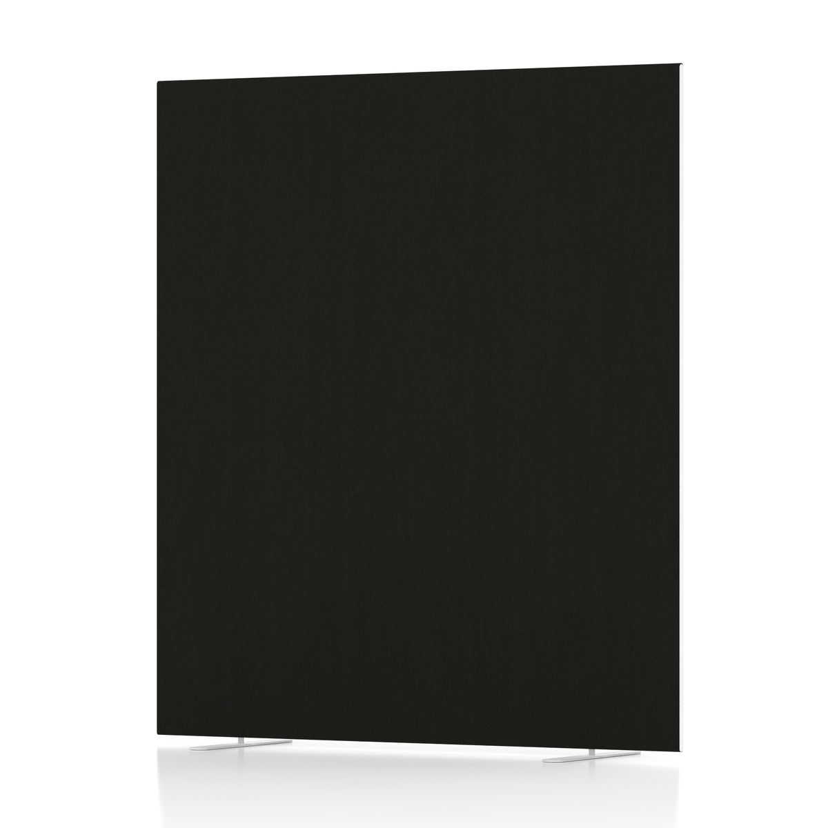 Contour Full Floor Standing Screen – 1800mm High Black 1600 - Industrious Decor