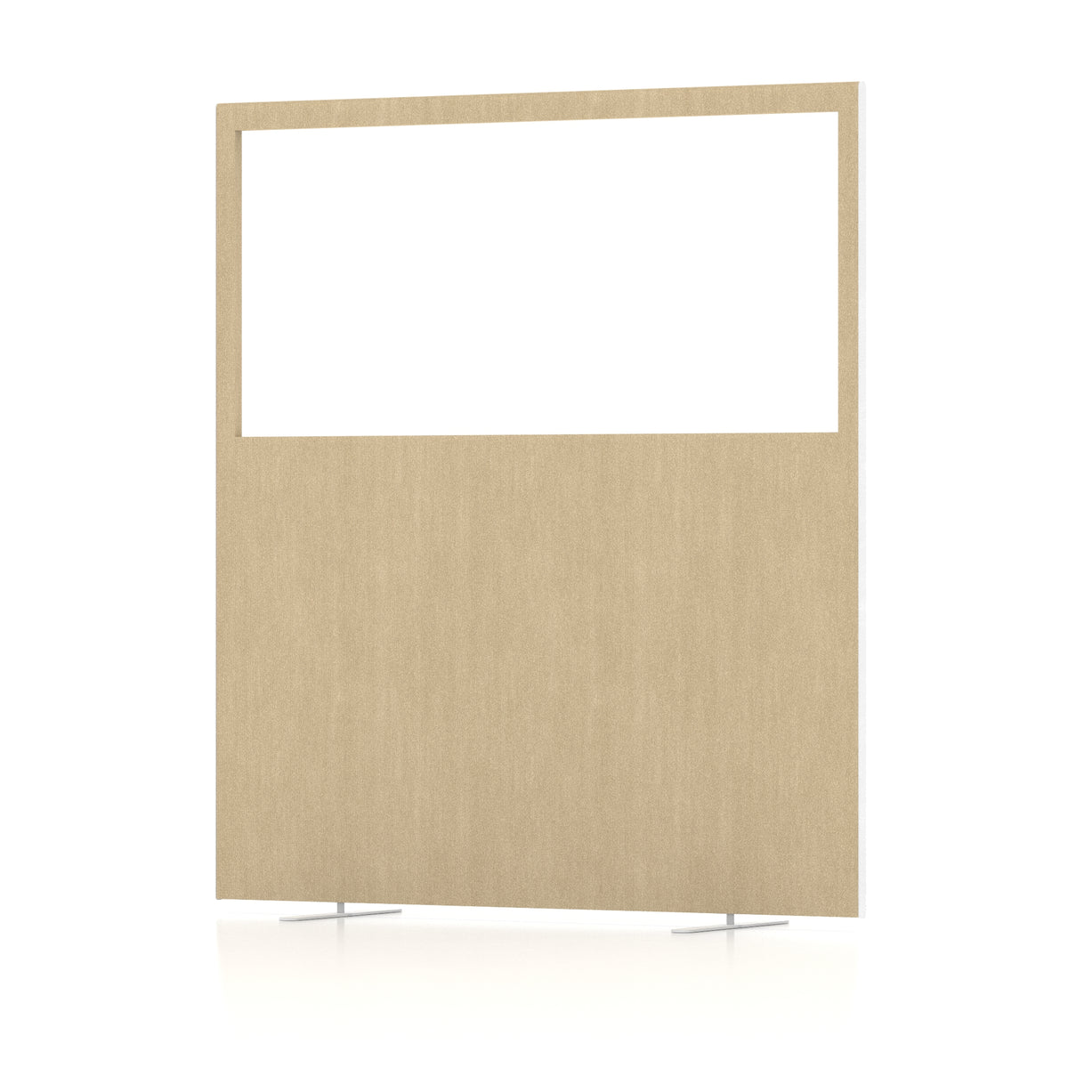 Contour Half-Vision Floor Screen – 1800mm High Beige 1600 - Industrious Decor