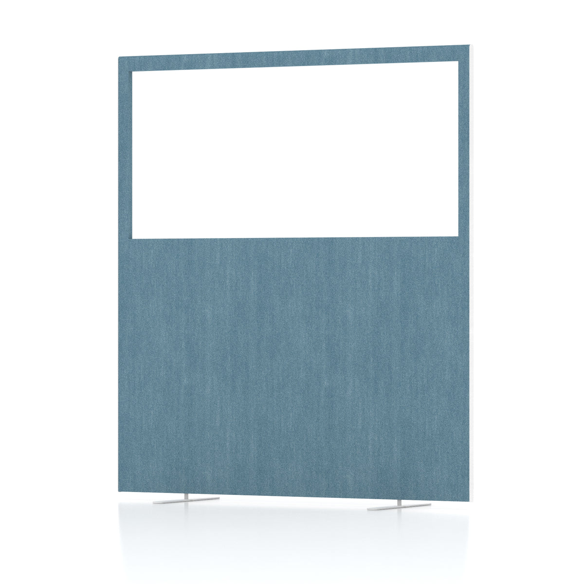 Contour Half-Vision Floor Screen – 1800mm High Sky Blue 1600 - Industrious Decor