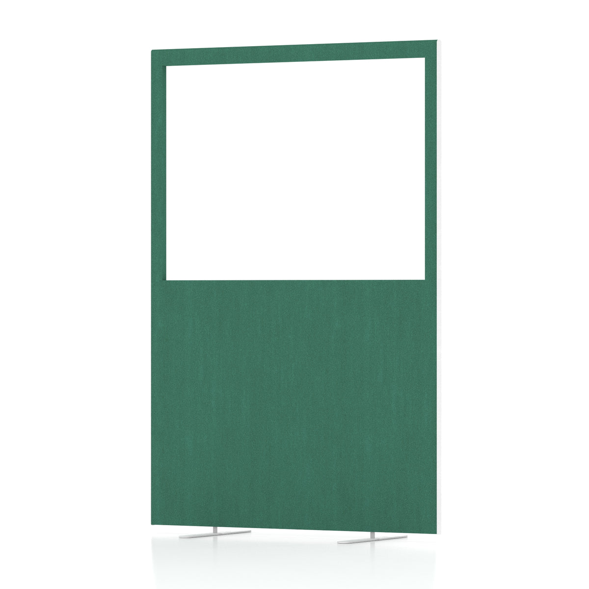 Contour Half-Vision Floor Screen – 1800mm High Palm Green 1200 - Industrious Decor