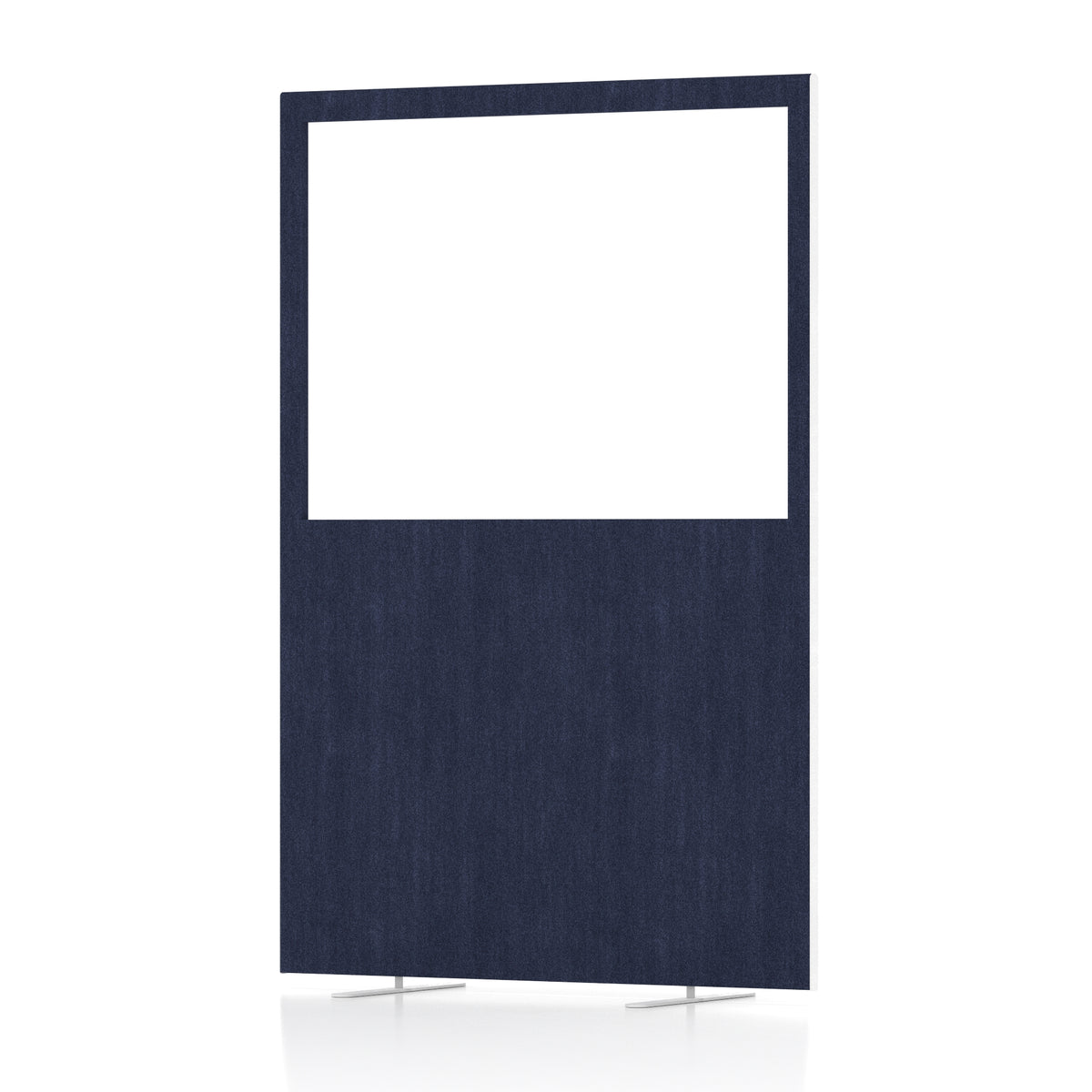 Contour Half-Vision Floor Screen – 1800mm High Royal Blue 1200 - Industrious Decor