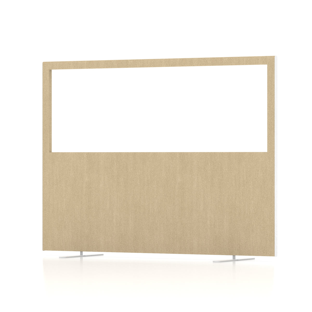 Contour Half-Vision Floor Screen – 1200mm High Beige 1600 - Industrious Decor