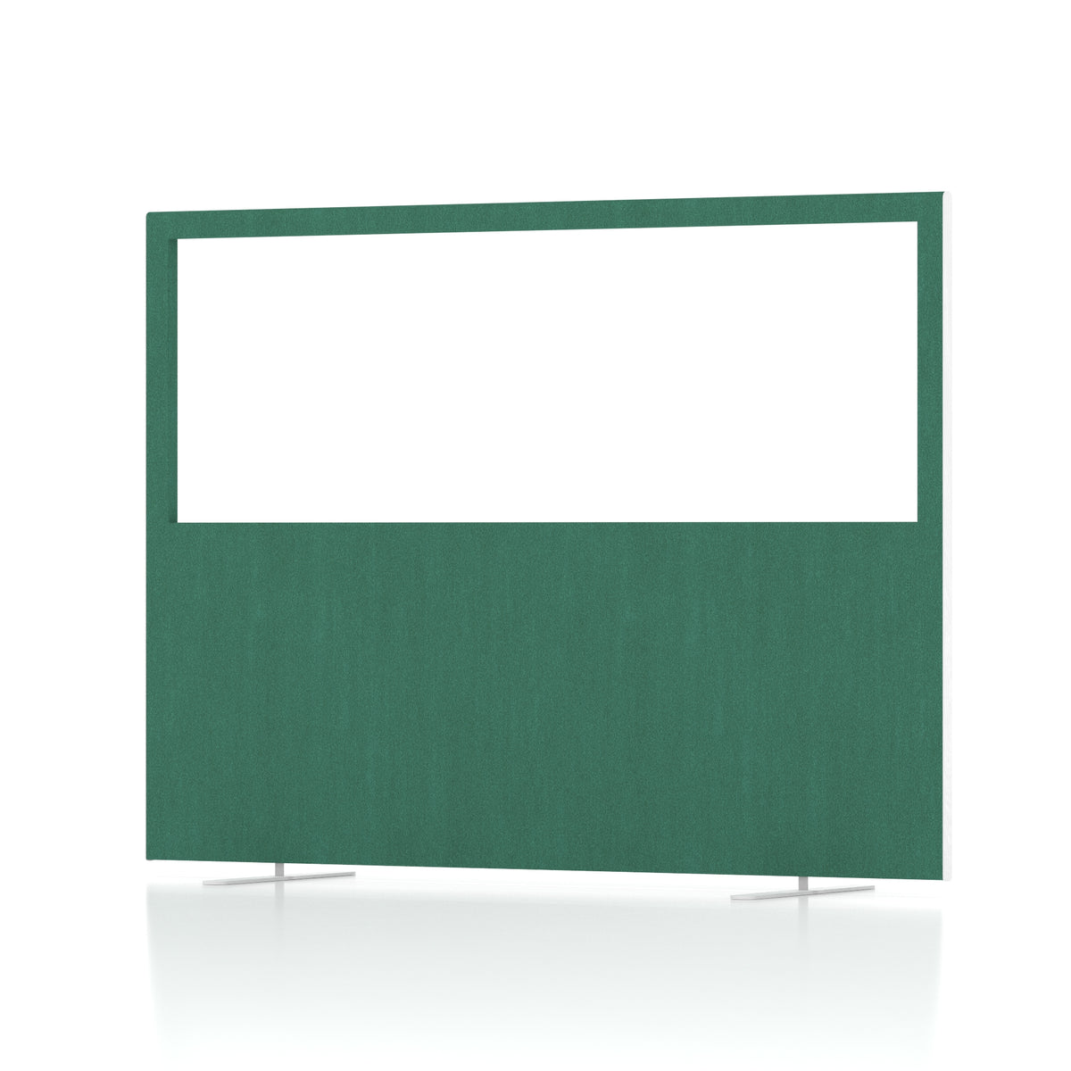 Contour Half-Vision Floor Screen – 1200mm High Palm Green 1600 - Industrious Decor