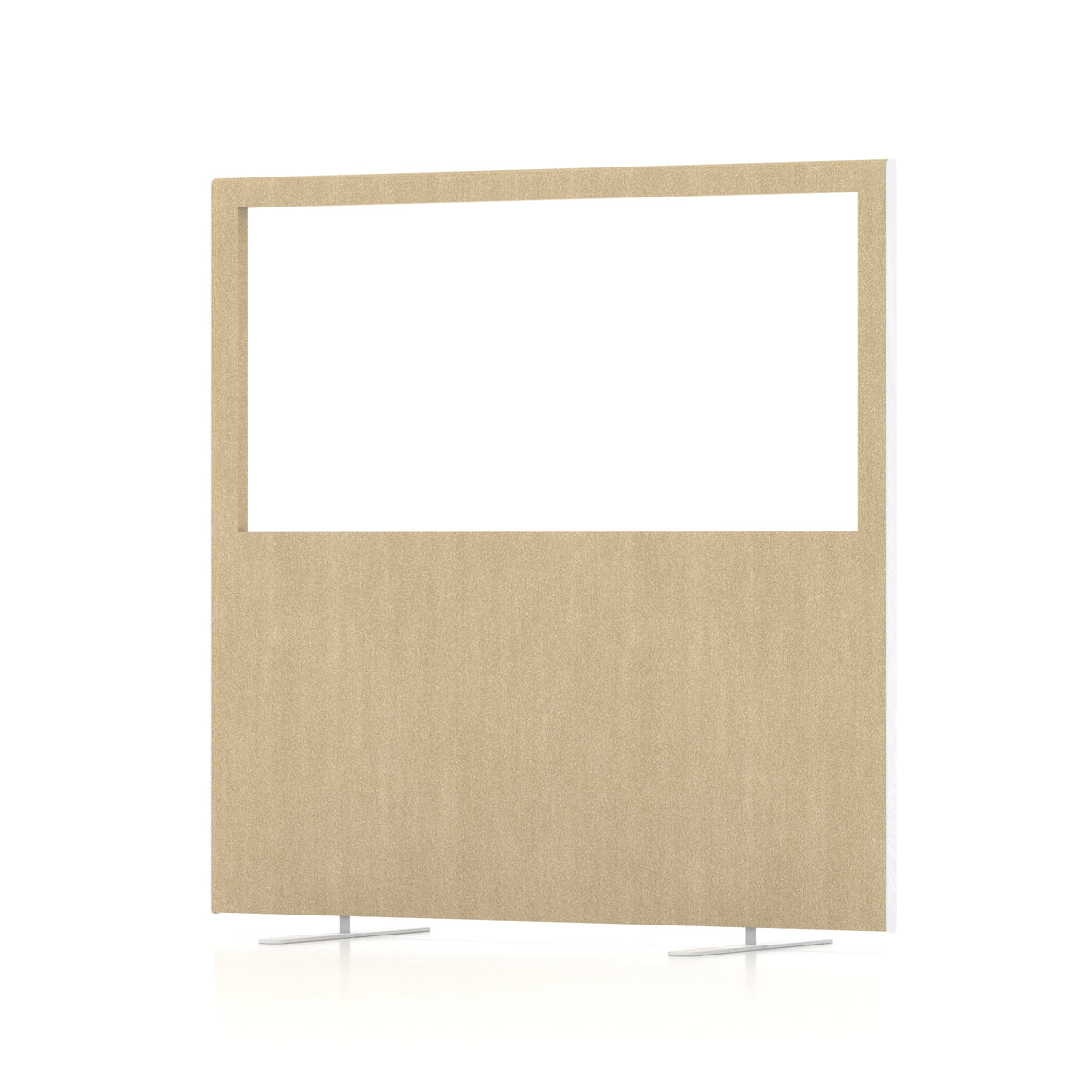 Contour Half-Vision Floor Screen – 1200mm High Beige 1200 - Industrious Decor