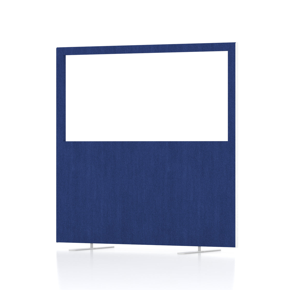 Contour Half-Vision Floor Screen – 1200mm High Powder Blue 1200 - Industrious Decor