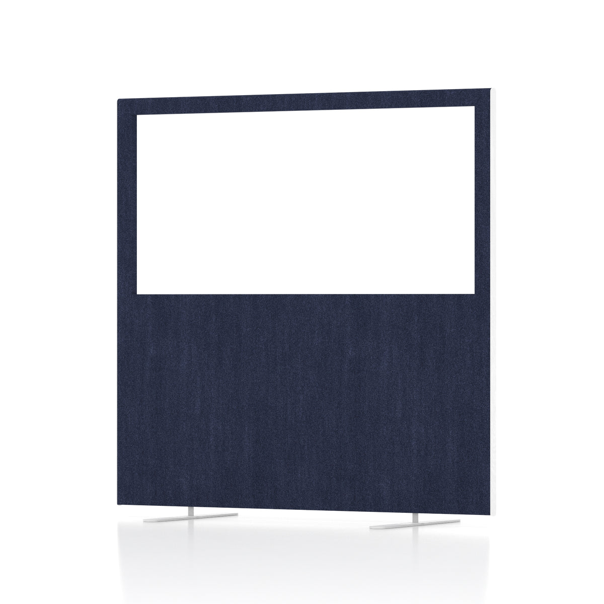 Contour Half-Vision Floor Screen – 1200mm High Royal Blue 1200 - Industrious Decor