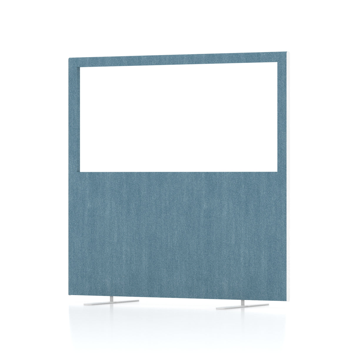 Contour Half-Vision Floor Screen – 1200mm High Sky Blue 1200 - Industrious Decor