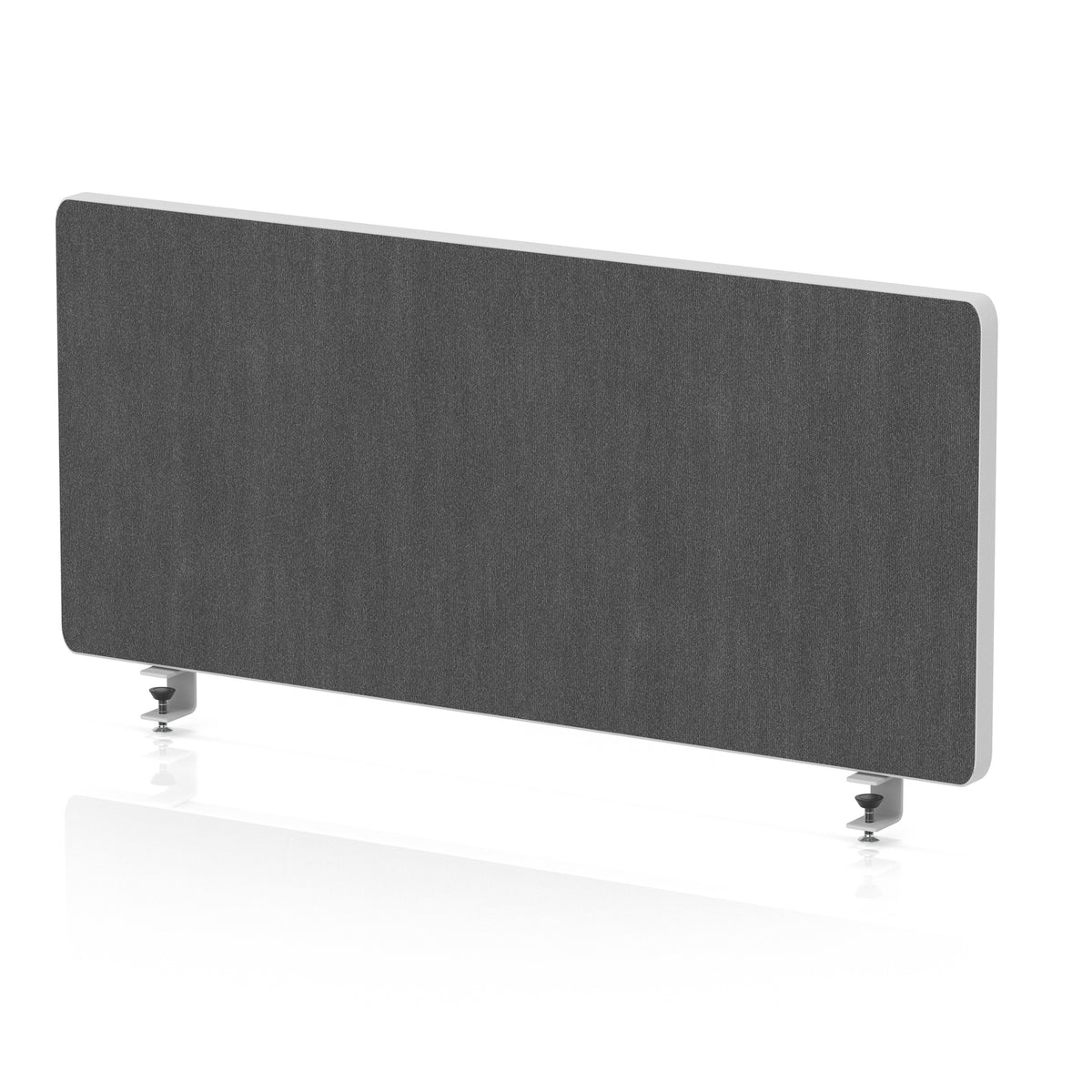 Contour Rounded Desk Privacy Screen – 400mm High Lead 800 - Industrious Decor