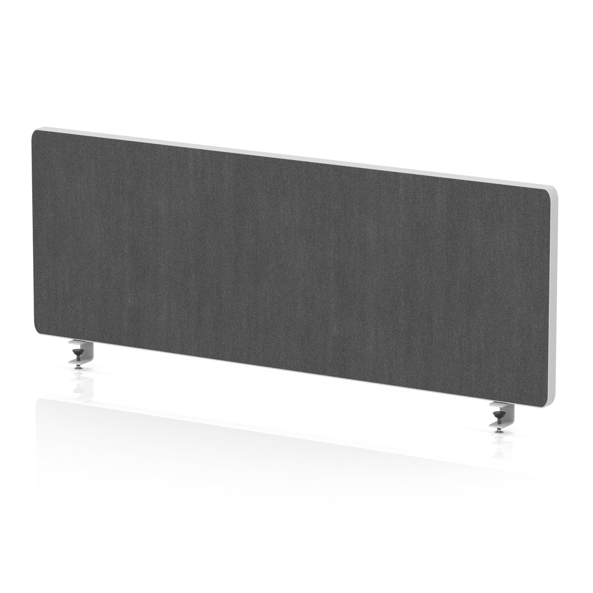 Contour Rounded Desk Privacy Screen – 400mm High Lead 1000 - Industrious Decor