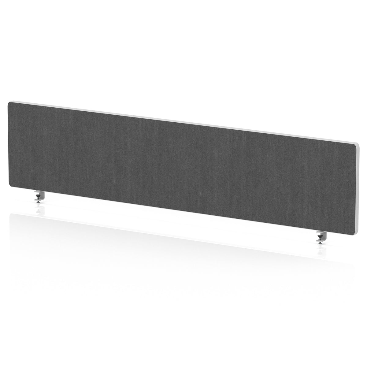 Contour Rounded Desk Privacy Screen – 400mm High Lead 1600 - Industrious Decor