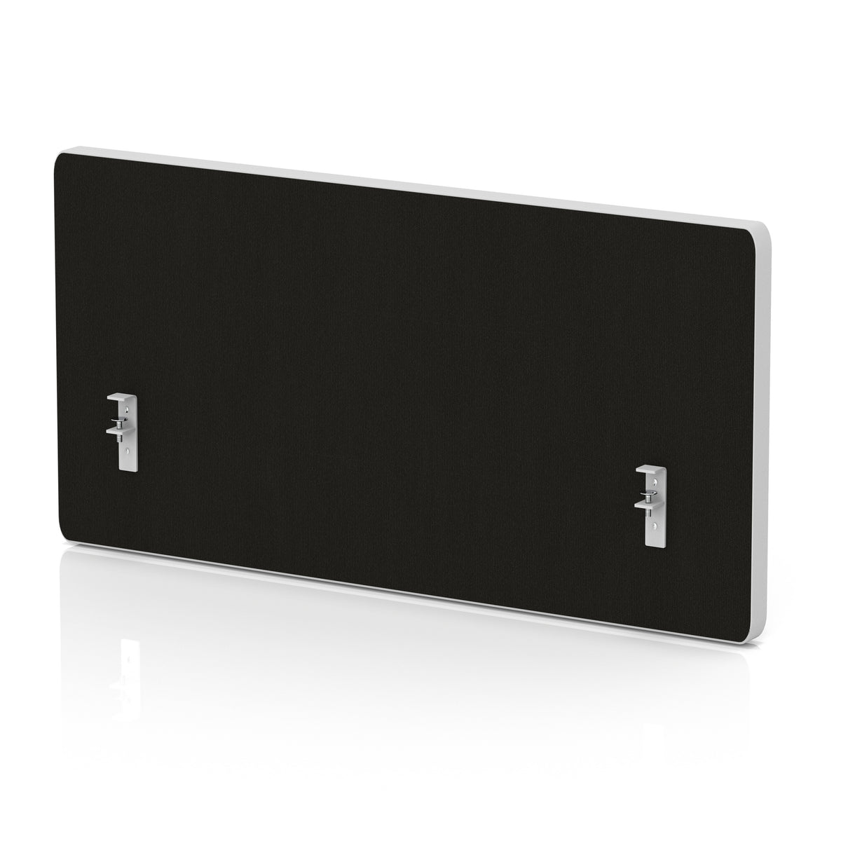 Impulse Plus Oblong Backdrop Screen - 300mm High Black 600 - Industrious Decor
