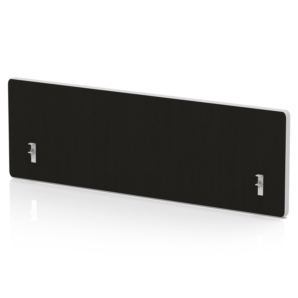 Impulse Plus Oblong Backdrop Screen - 300mm High Black 1000 - Industrious Decor