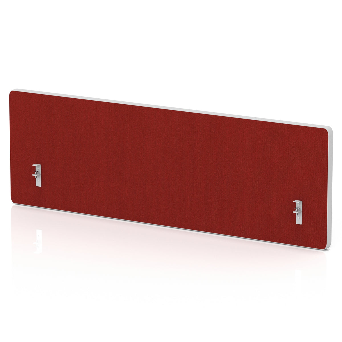 Impulse Plus Oblong Backdrop Screen - 300mm High Burgundy 1000 - Industrious Decor