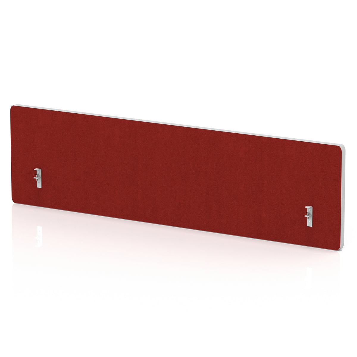 Impulse Plus Oblong Backdrop Screen - 300mm High Burgundy 1200 - Industrious Decor