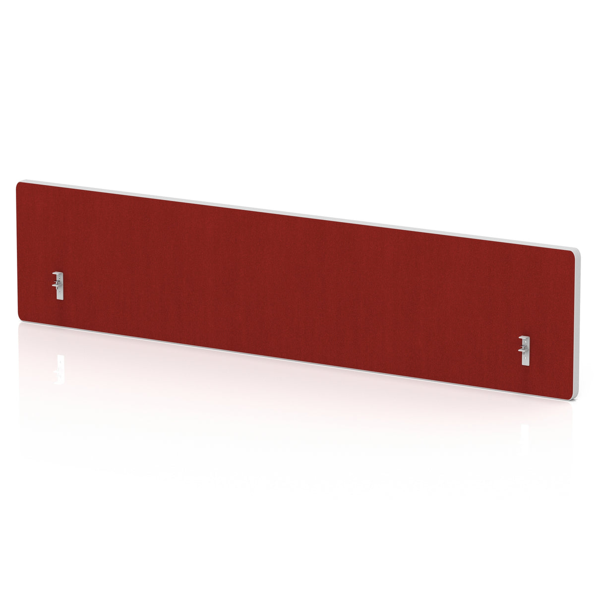 Impulse Plus Oblong Backdrop Screen - 300mm High Burgundy 1400 - Industrious Decor