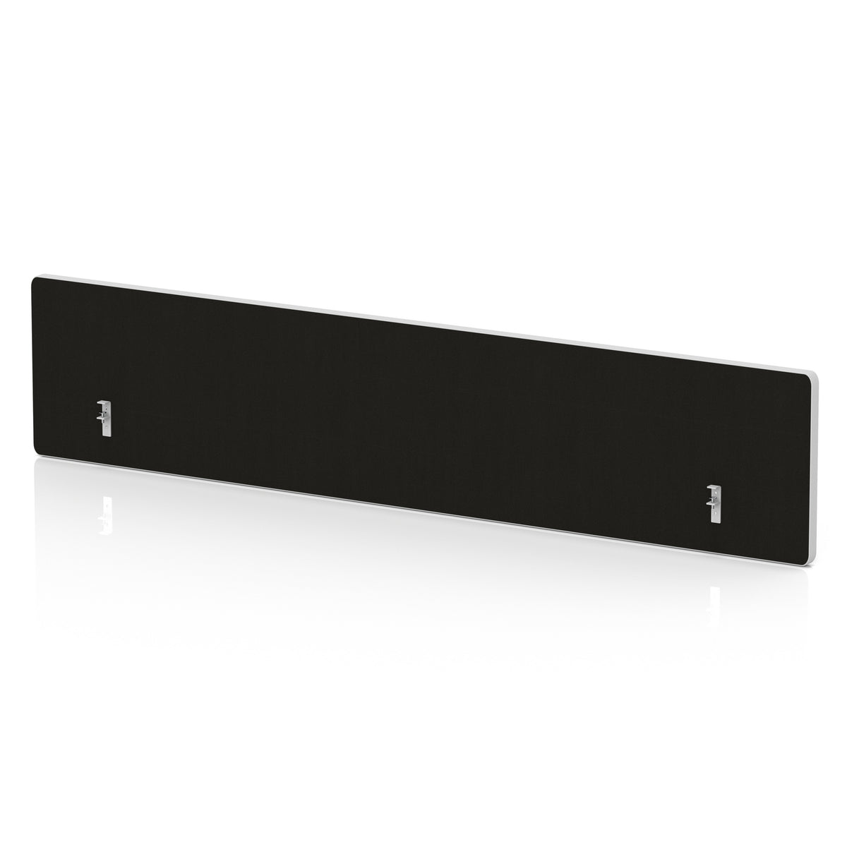 Impulse Plus Oblong Backdrop Screen - 300mm High Black 1500 - Industrious Decor