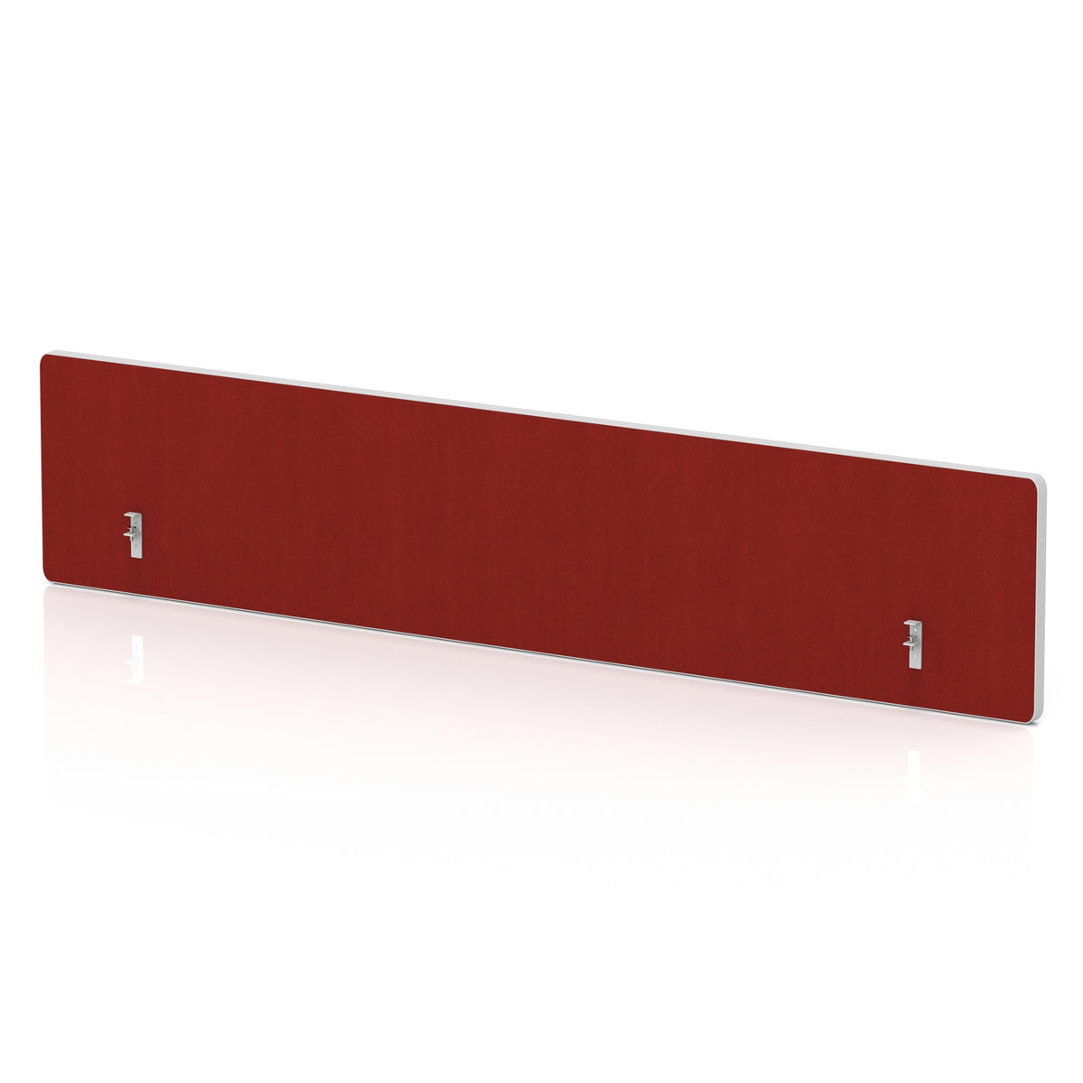 Impulse Plus Oblong Backdrop Screen - 300mm High Burgundy 1500 - Industrious Decor