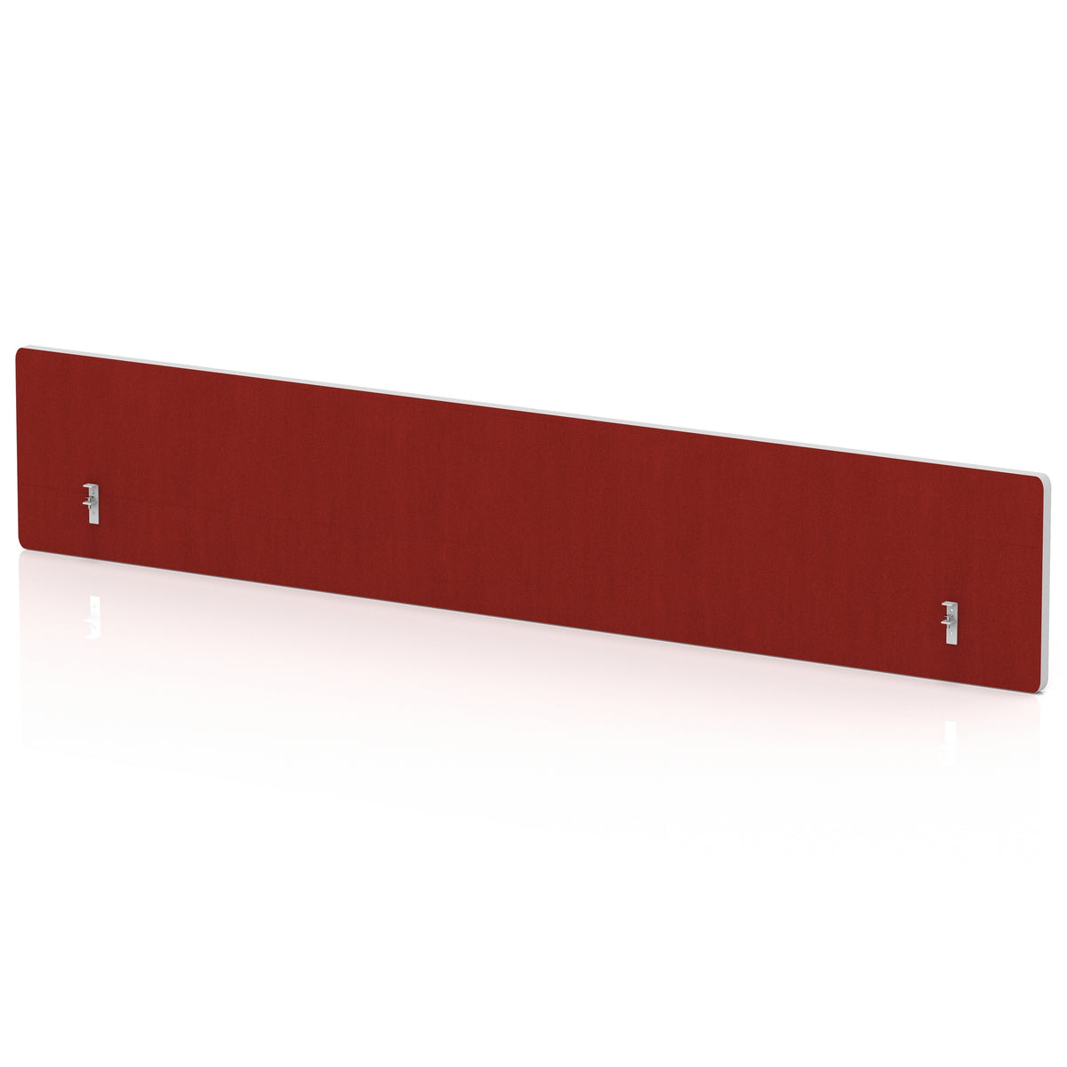 Impulse Plus Oblong Backdrop Screen - 300mm High Burgundy 1800 - Industrious Decor
