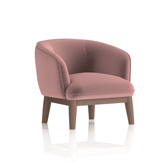Orlena Upholstered Accent Chair Old Rosa Fabric - Industrious Decor
