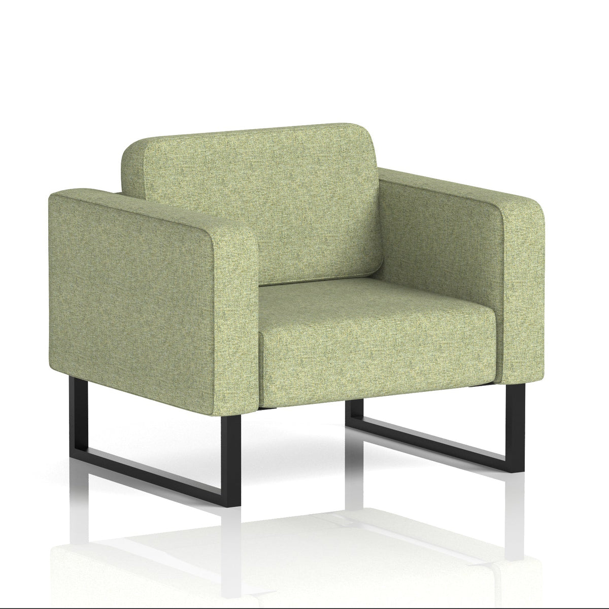 Elverton Bespoke Armchair Rivet - Burnish Black - Industrious Decor