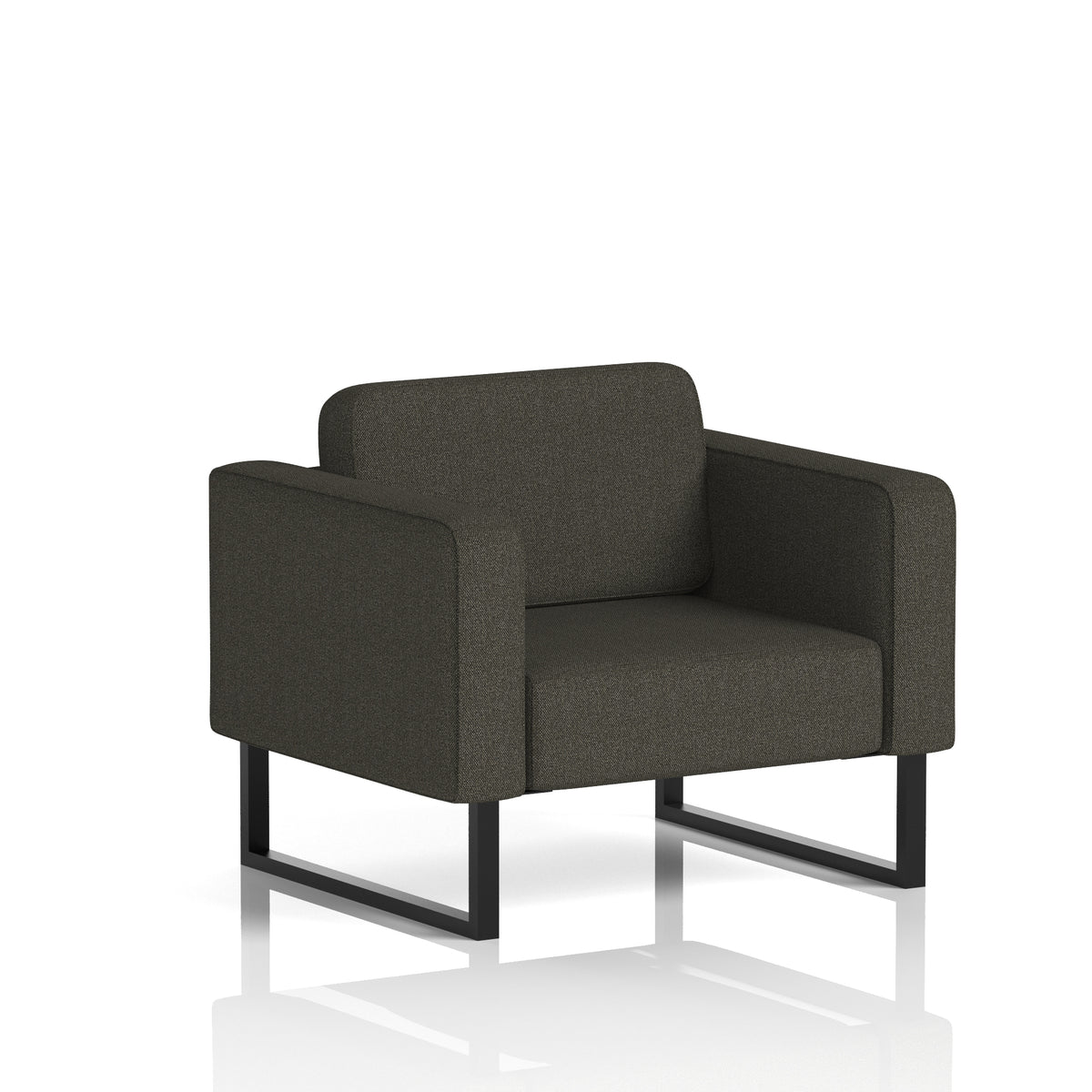 Elverton Bespoke Armchair Main Line Flax - Temple Black - Industrious Decor