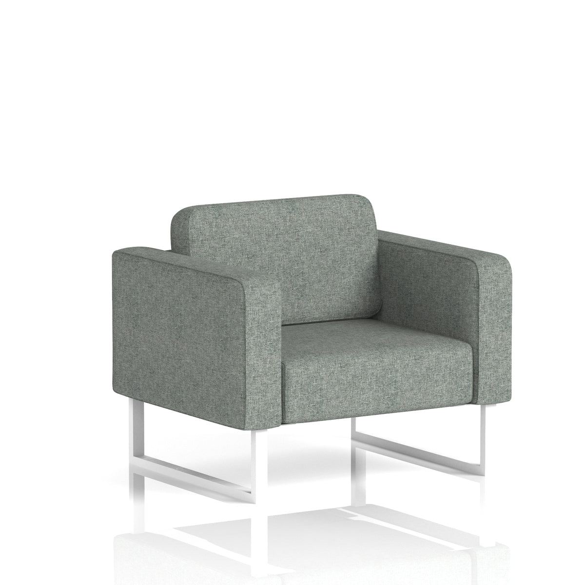 Elverton Bespoke Armchair Rivet - Prime White - Industrious Decor