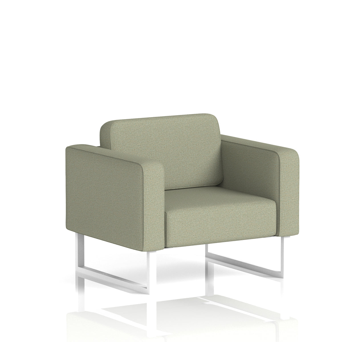 Elverton Bespoke Armchair Main Line Flax - Newbury White - Industrious Decor