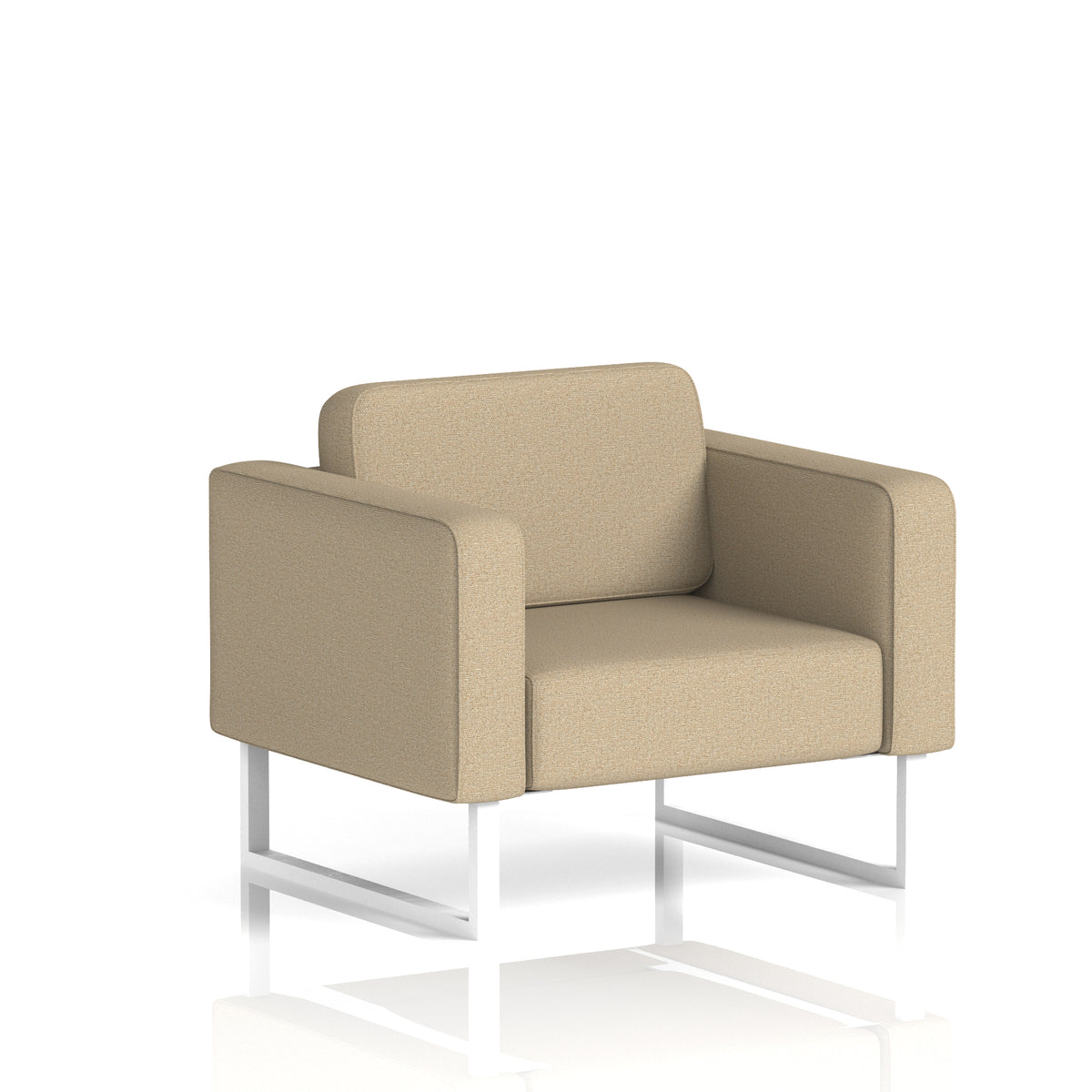 Elverton Bespoke Armchair Main Line Flax - Upminster White - Industrious Decor