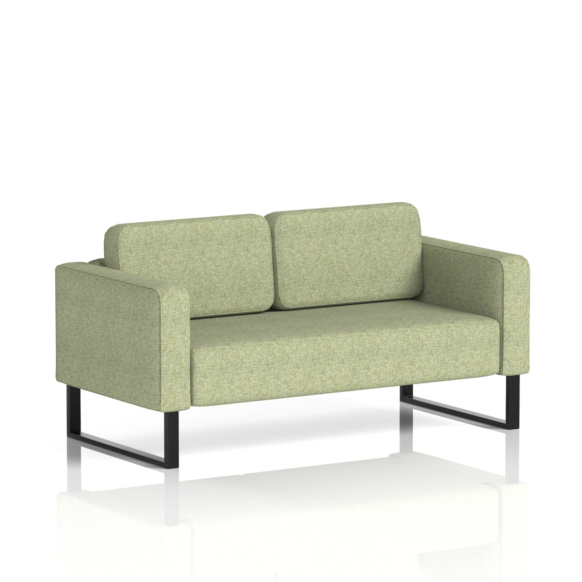 Elverton Bespoke Two-Seater Sofa Rivet - Burnish Black - Industrious Decor