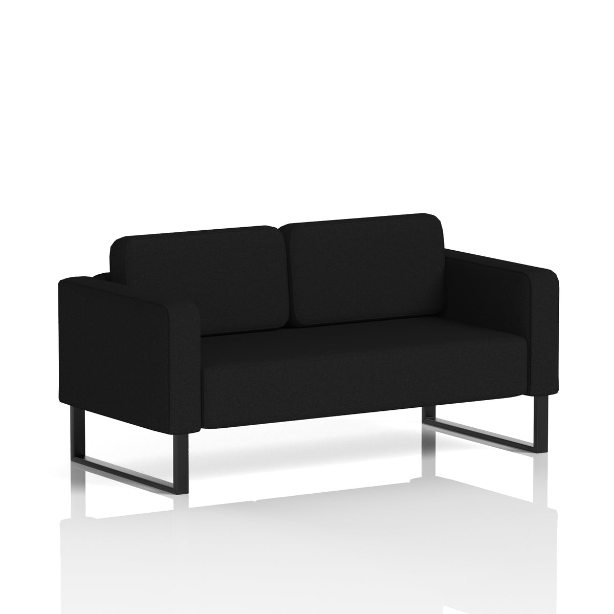 Elverton Bespoke Two-Seater Sofa X2 - Diameter Black - Industrious Decor