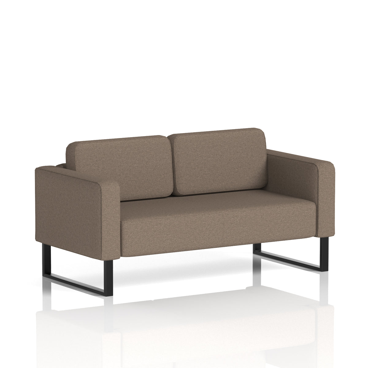 Elverton Bespoke Two-Seater Sofa X2 - Theory Black - Industrious Decor