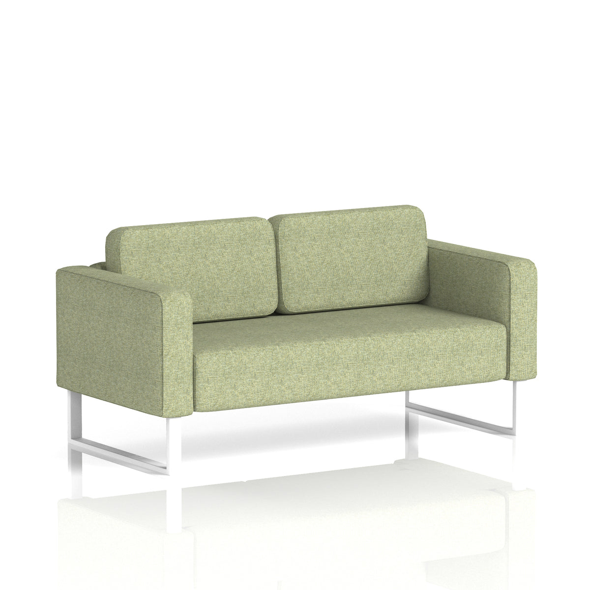 Elverton Bespoke Two-Seater Sofa Rivet - Burnish White - Industrious Decor