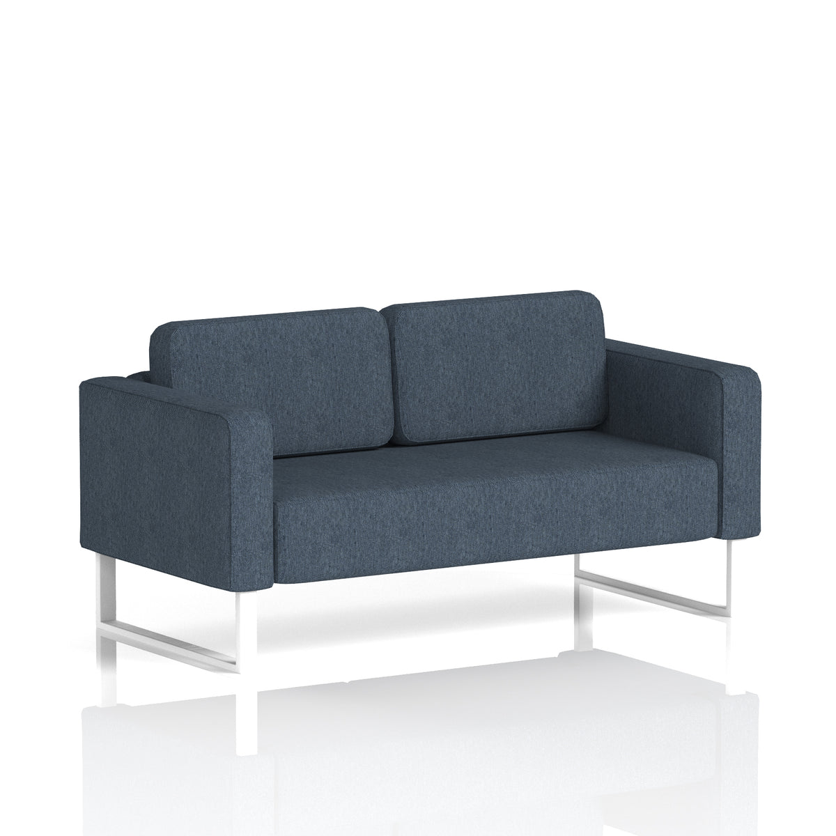 Elverton Bespoke Two-Seater Sofa Rivet - Crucible White - Industrious Decor